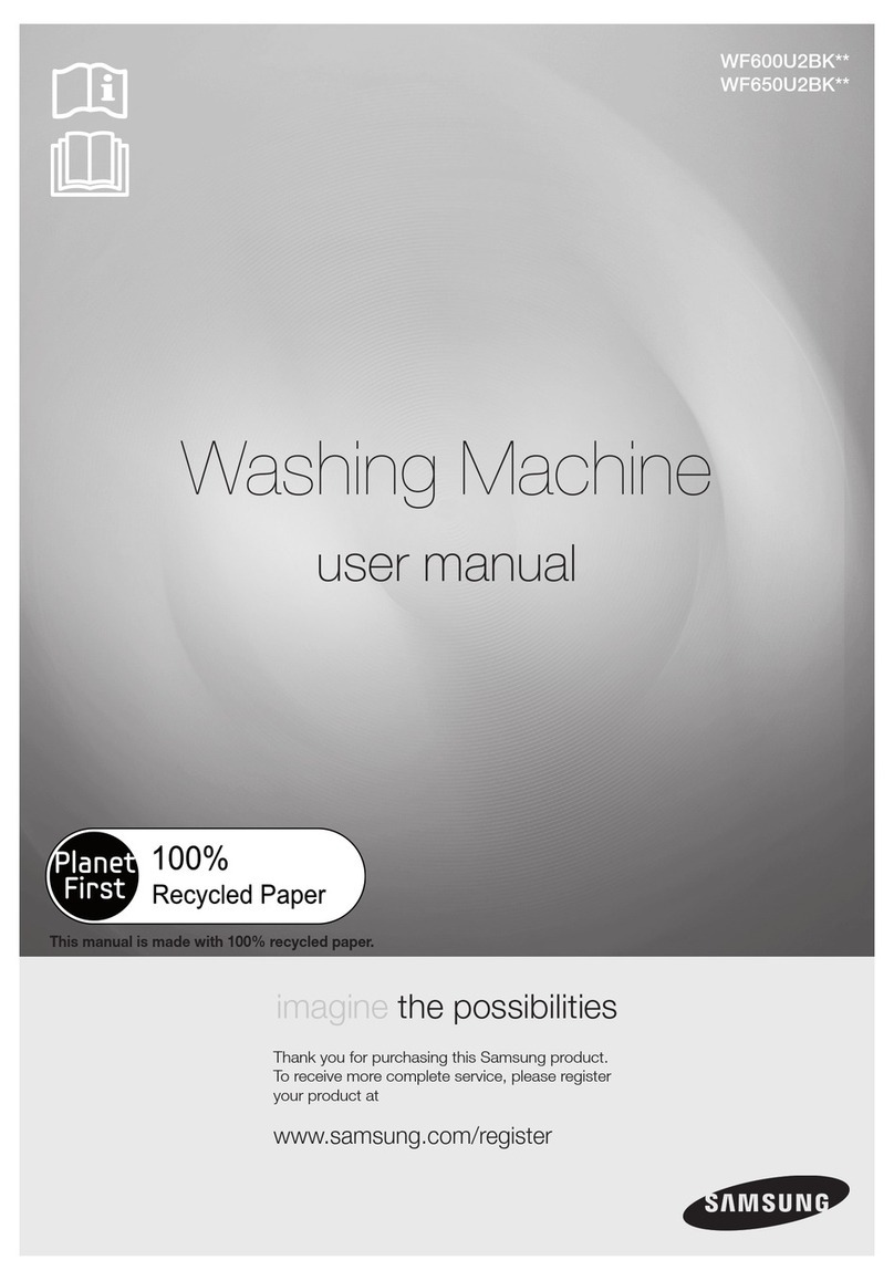 Samsung WF600U2BK Series User manual
