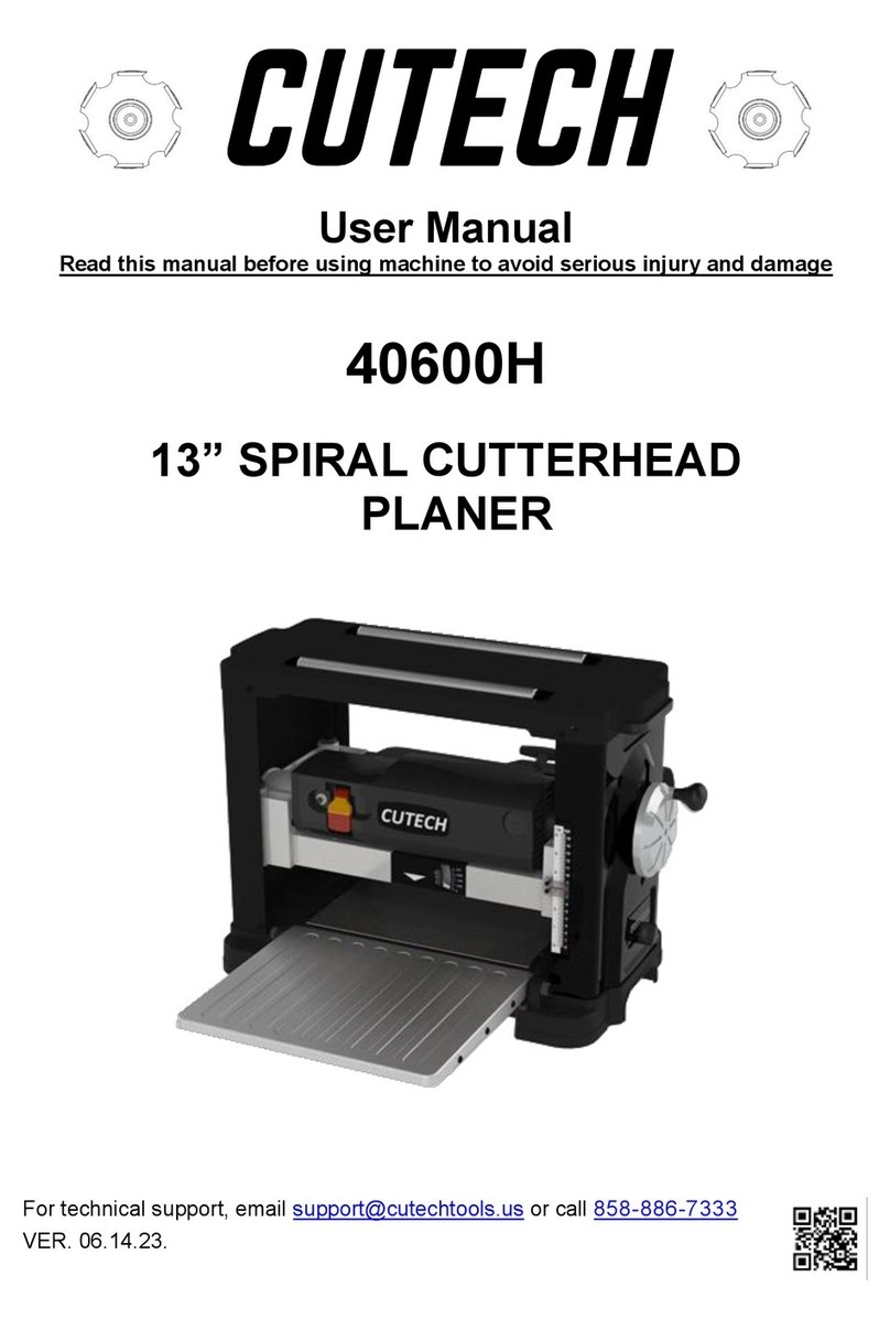 Cutech 40600H user manual