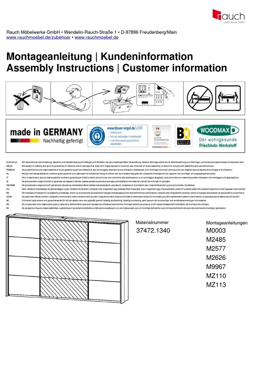 Rauch M0003 User manual