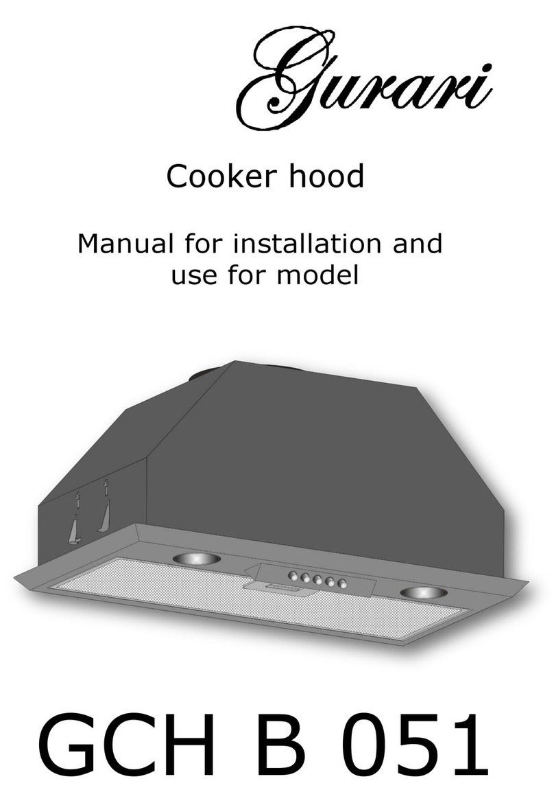 Gurari GCH B 051 Instruction manual for installation and use