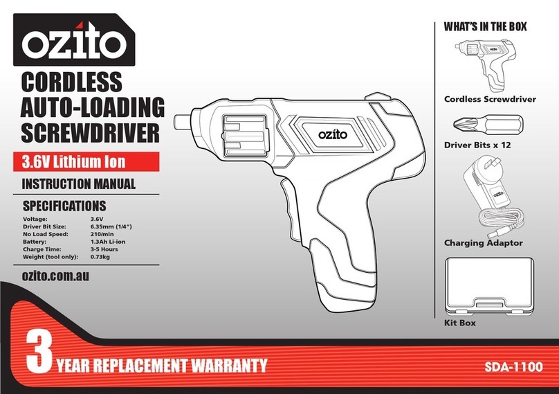Ozito SDA-1100 User manual
