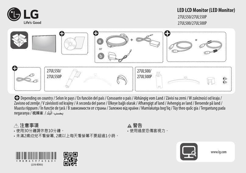 LG 27UL500P User manual