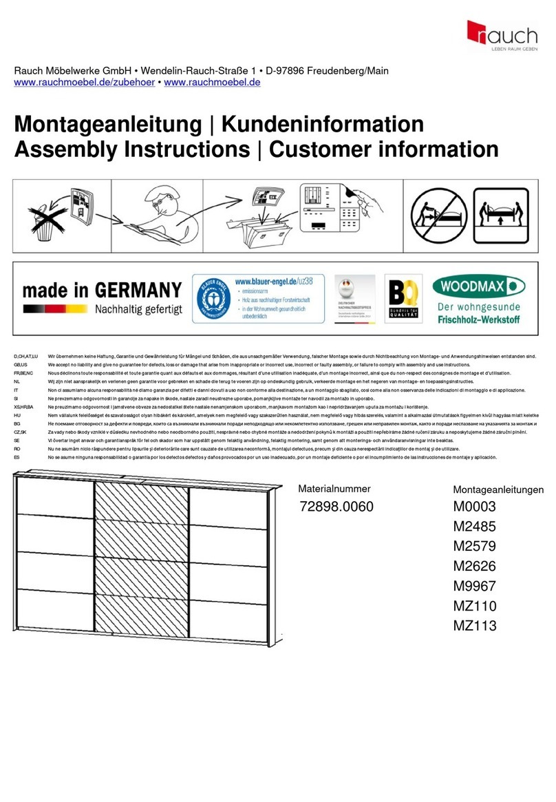 Rauch M0003 Assembly instructions