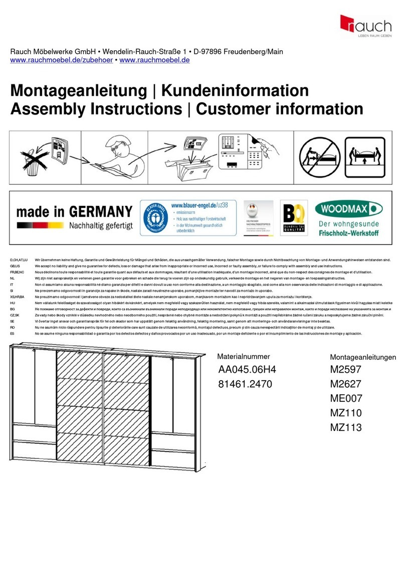 Rauch M2597 Assembly instructions