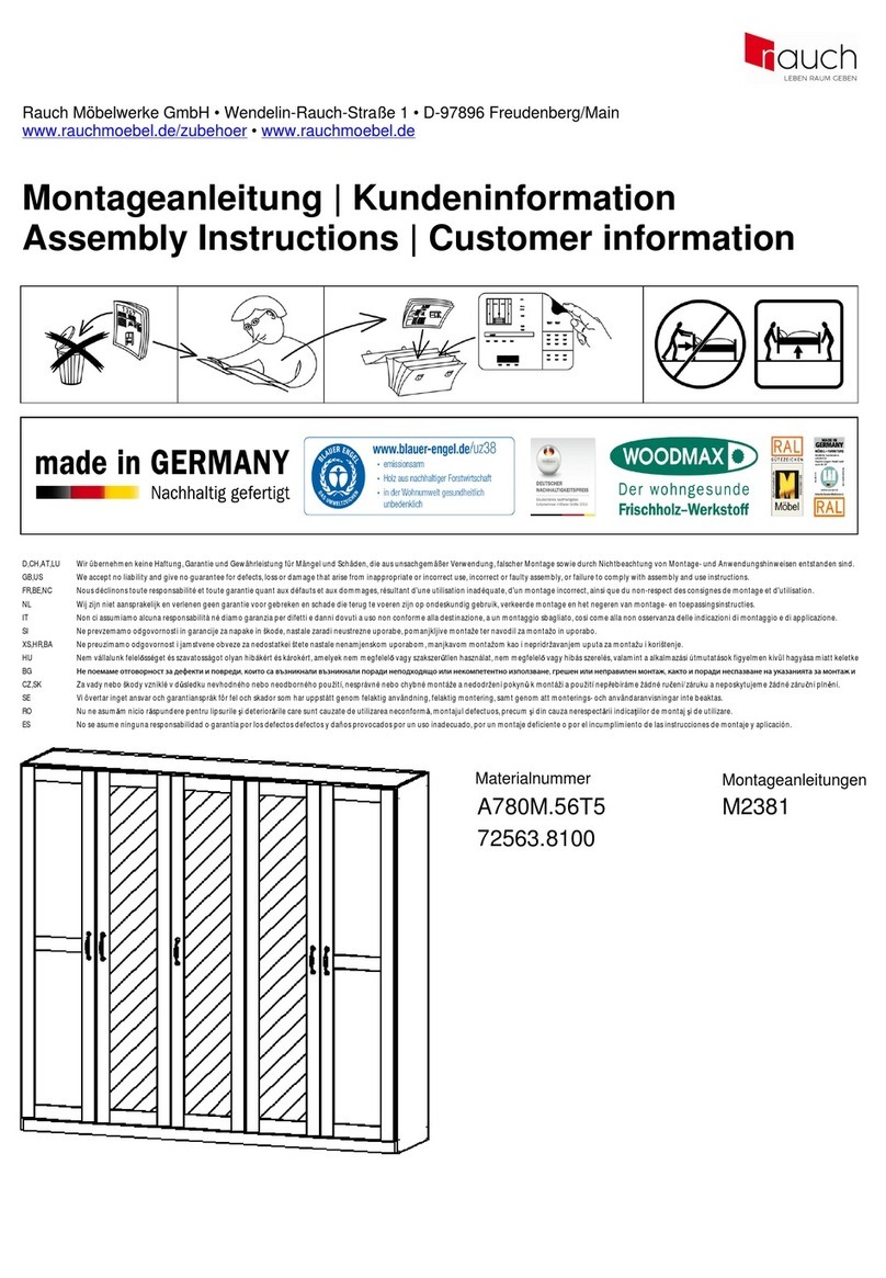 Rauch M2381 Assembly instructions