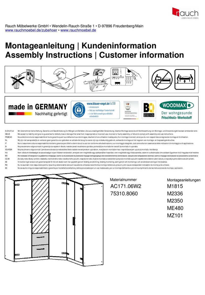 Rauch M2350 Assembly instructions Rauch M2350 Assembly instructions