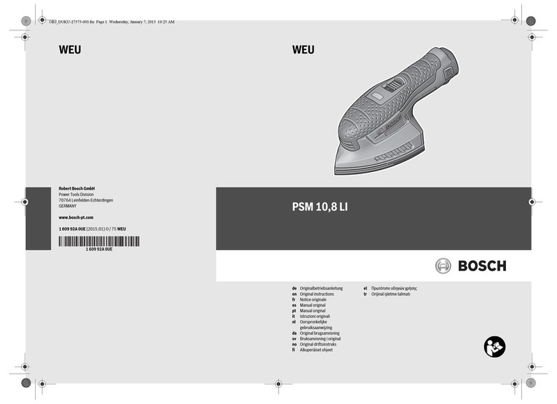 Bosch 0603976905 User manual