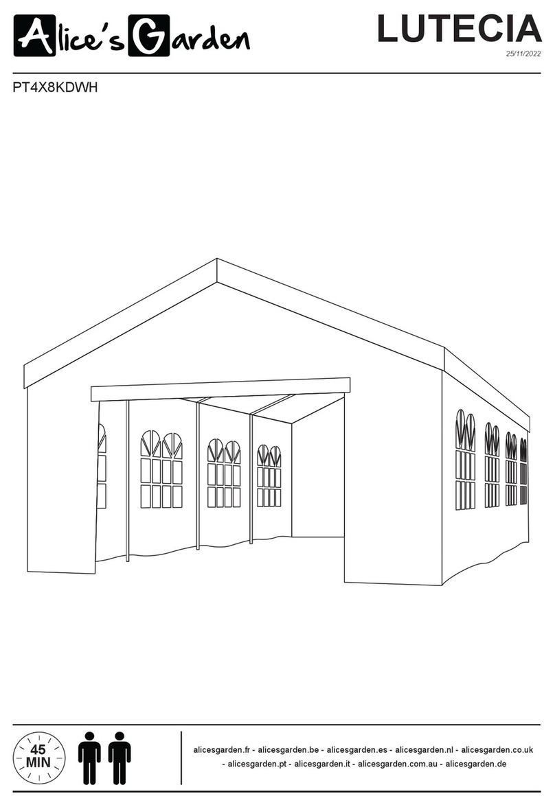 Alice's Garden LUTECIA PT4X8KDWH User manual