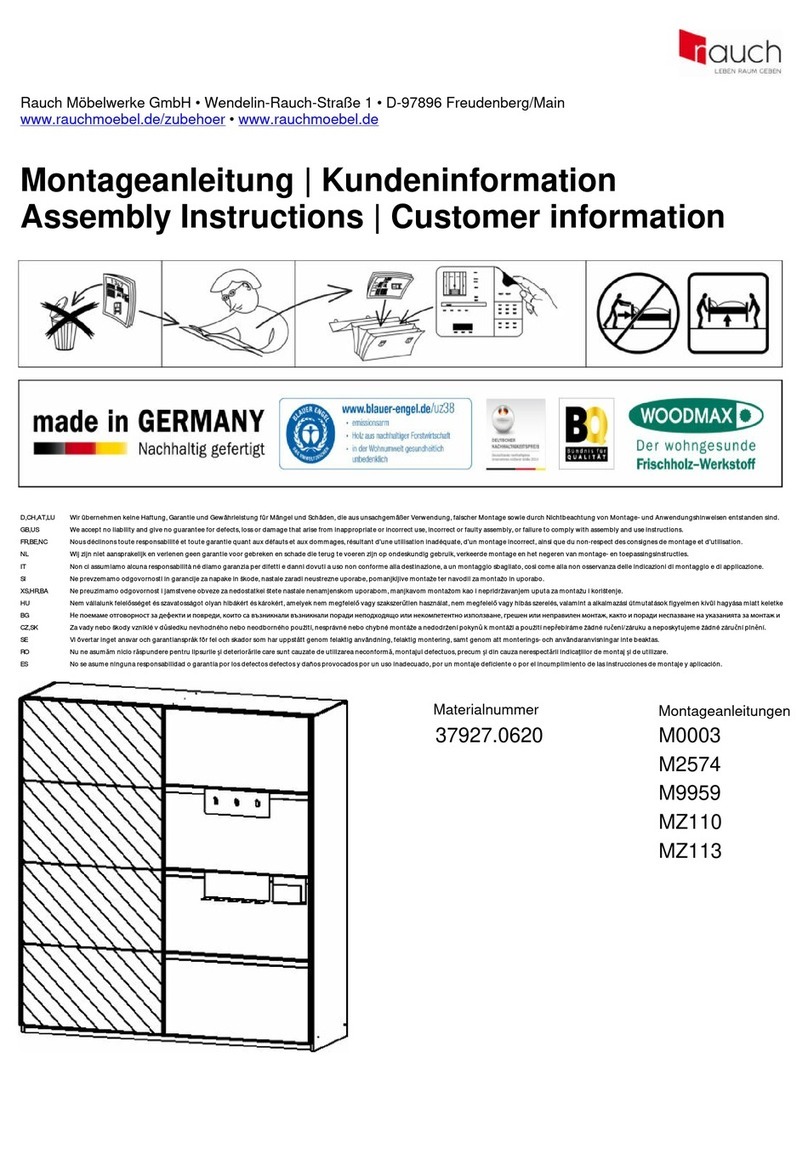 Rauch M0003 User manual