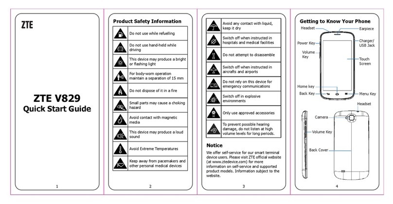 Zte V829 User manual