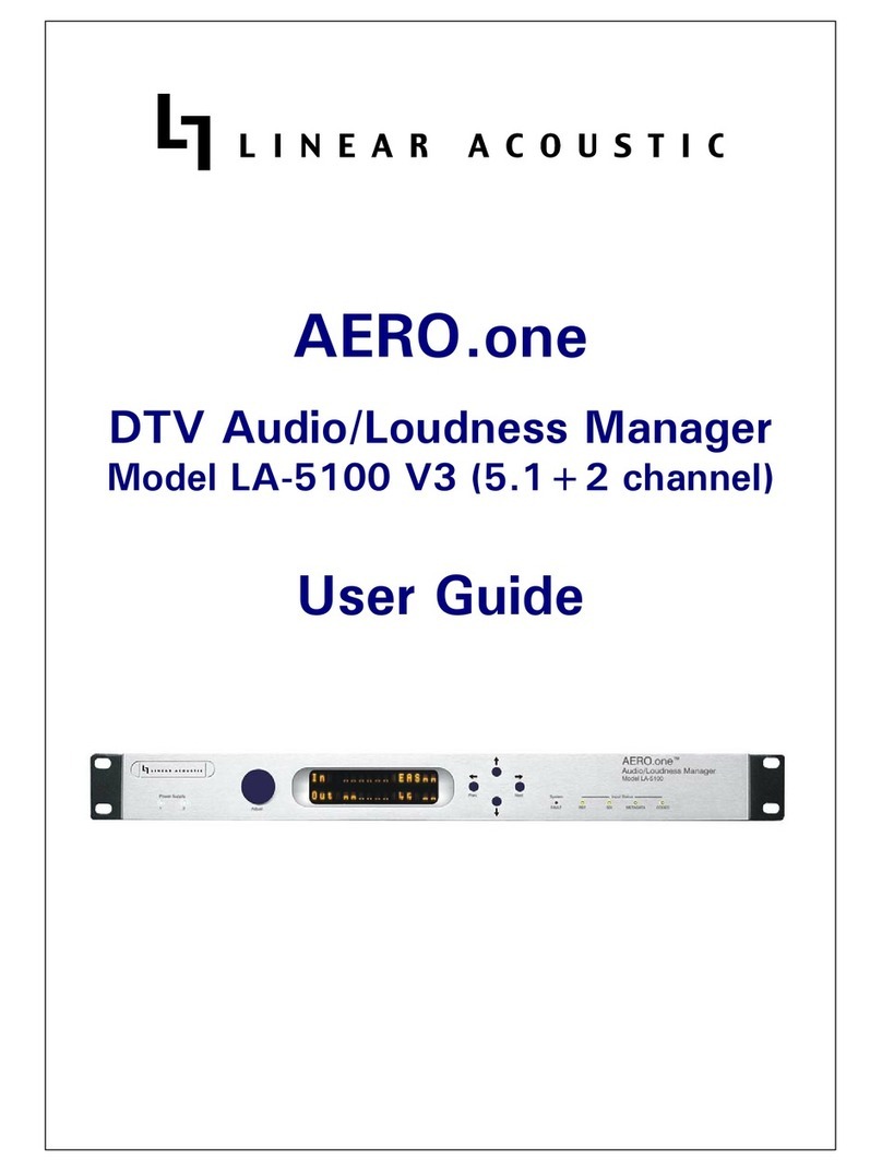 Linear Acoustic AERO.one V3 user guide