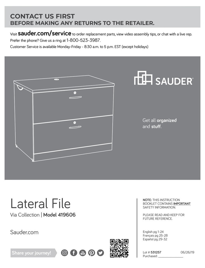 Sauder Via 419606 manual Sauder Via 419606 manual