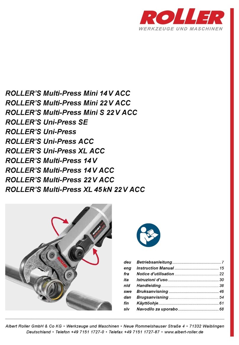 Roller Multi-Press Mini 14 V ACC User manual