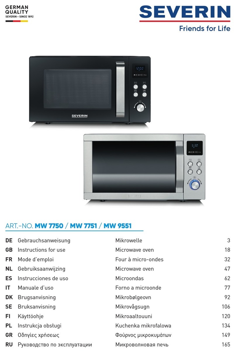 SEVERIN MW 9551 User manual
