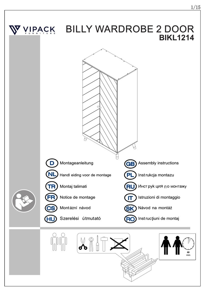 VIPACK BILLY BIKL1214 User manual