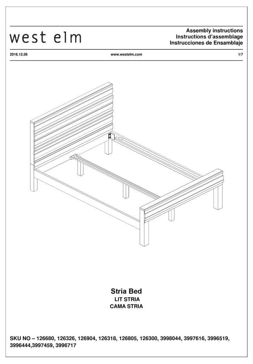 West Elm Stria 126680 User manual West Elm Stria 126680 User manual