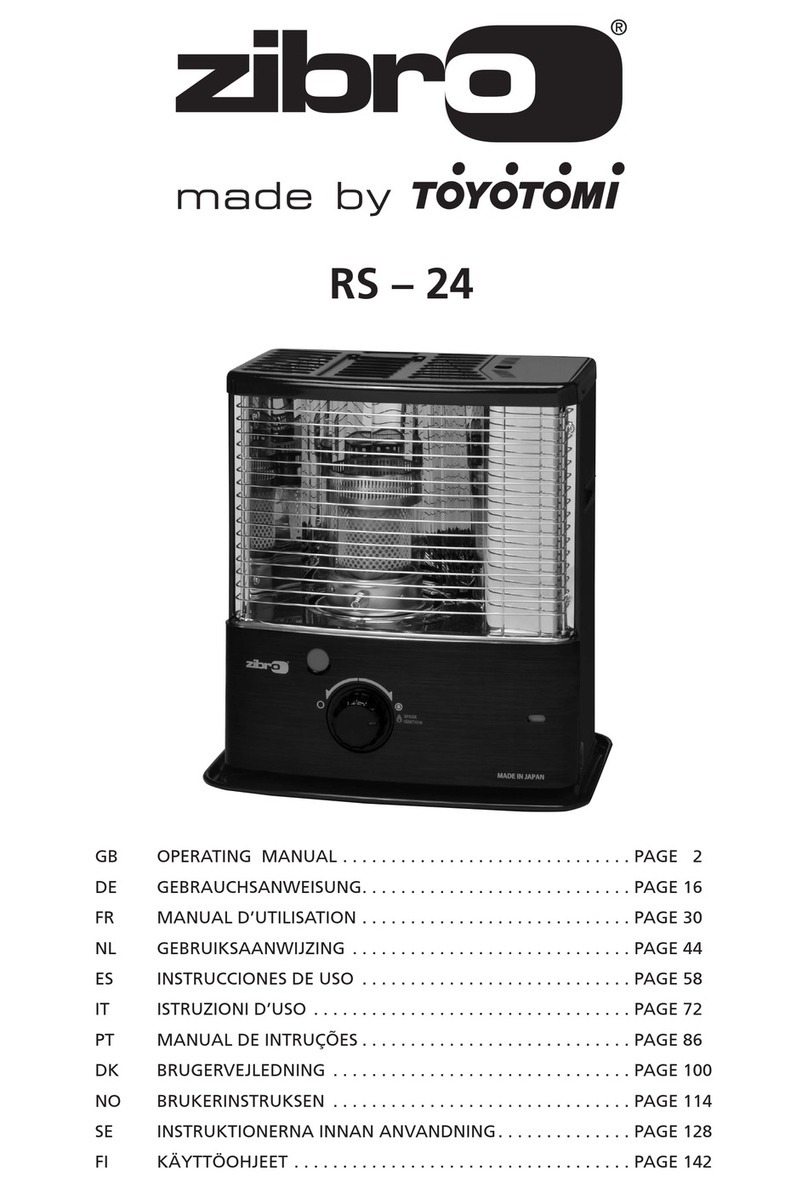 Toyotomi zibro RS - 24 User manual