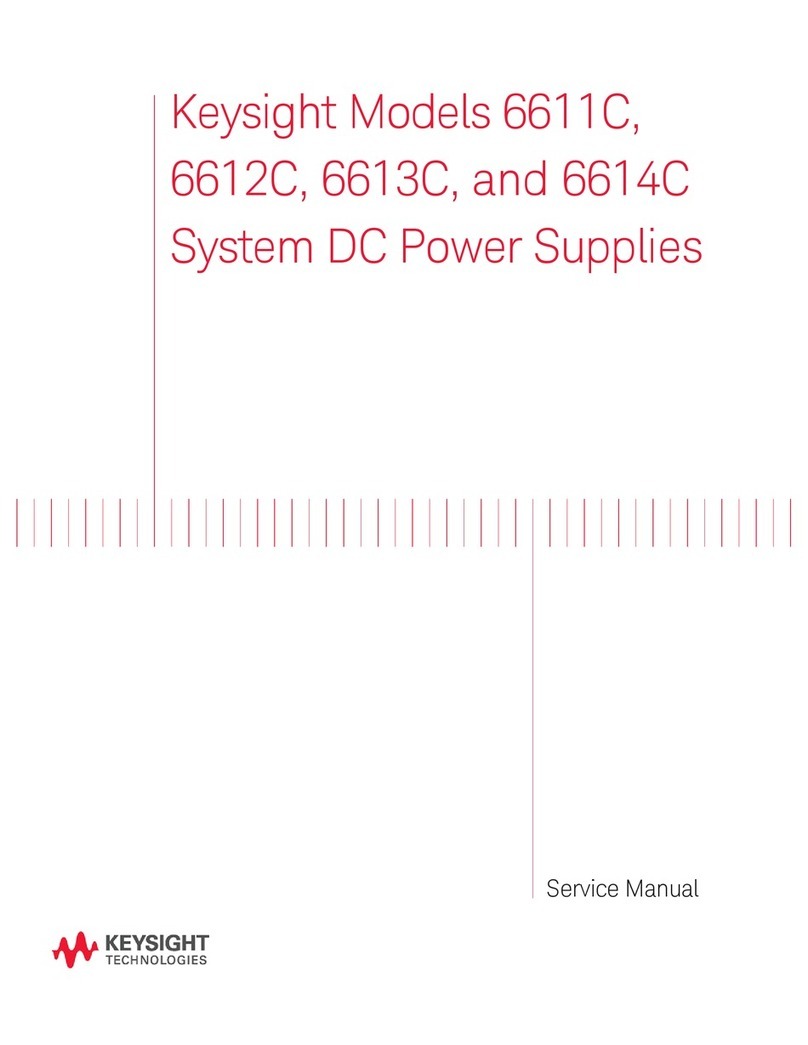 Keysight Technologies 6611C User manual