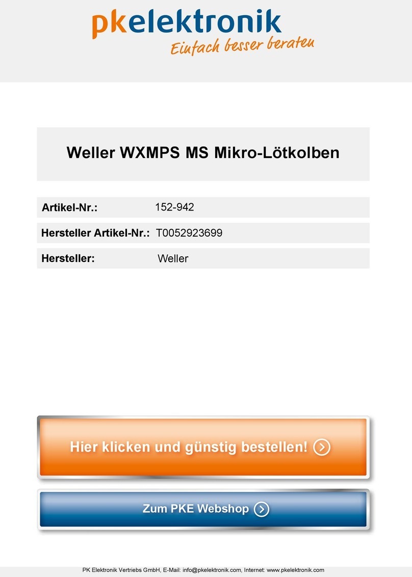 Weller WX smart WXMPS MS Translation of the original instructions
