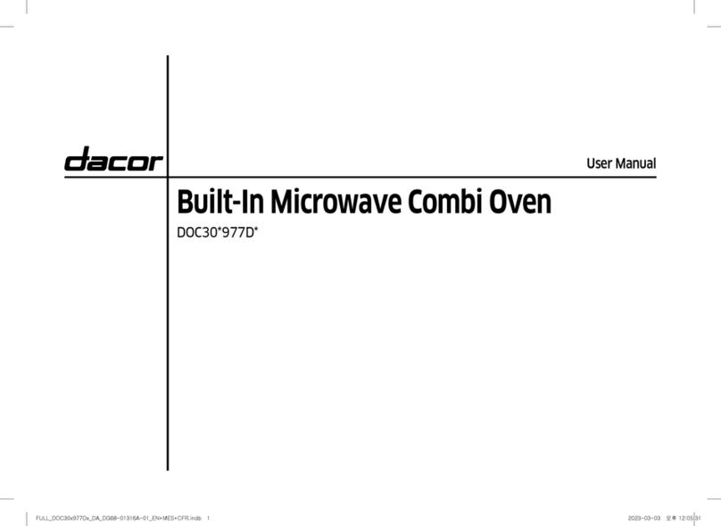 Dacor DOC30T977DS/DA User manual