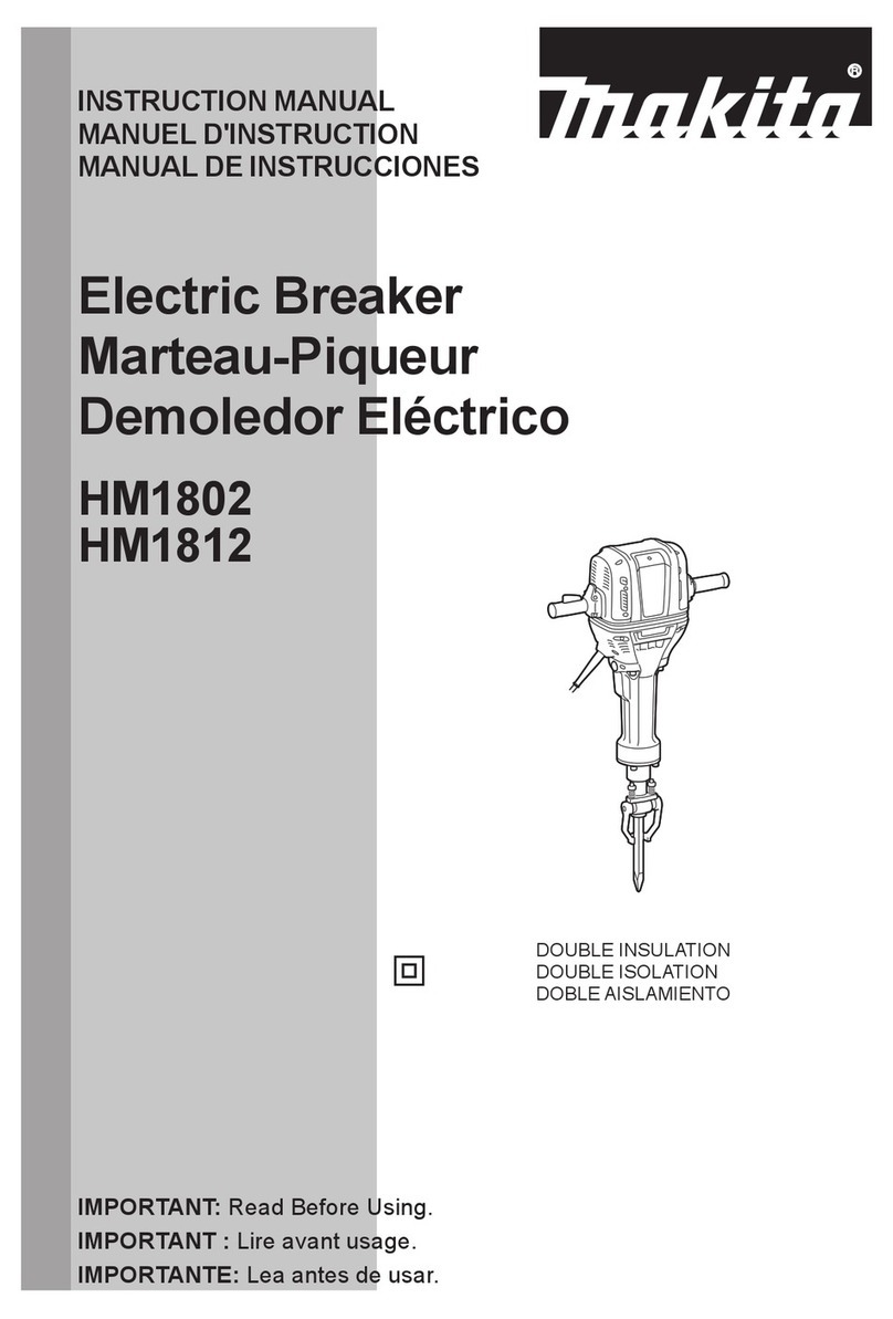 Makita HM1802 instruction manual