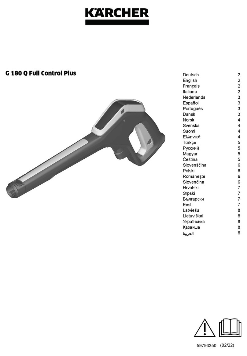 Kärcher G 180 Q Full Control Plus User manual
