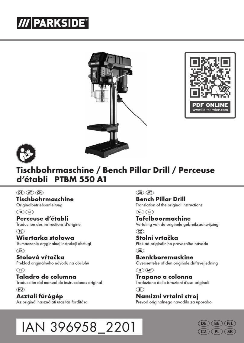 Parkside PTBM 550 A1 Original instructions