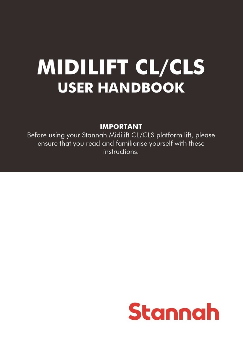 Stannah MIDILIFT CL User handbook