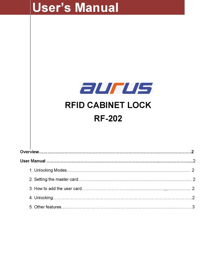 Aurus RF-202 user manual