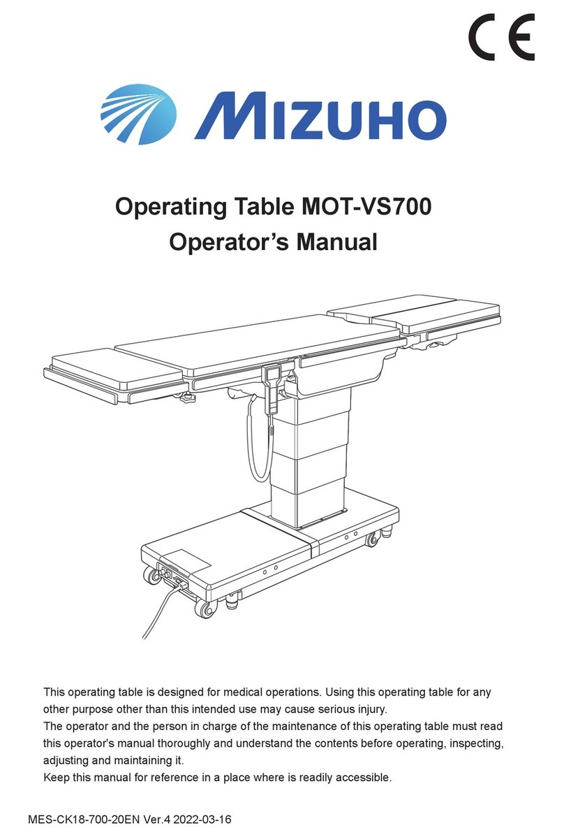Mizuho MOT-VS700 Series Operator's manual