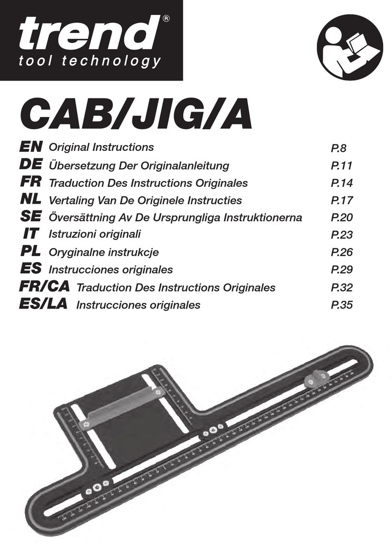 TREND CAB/JIG/A User manual