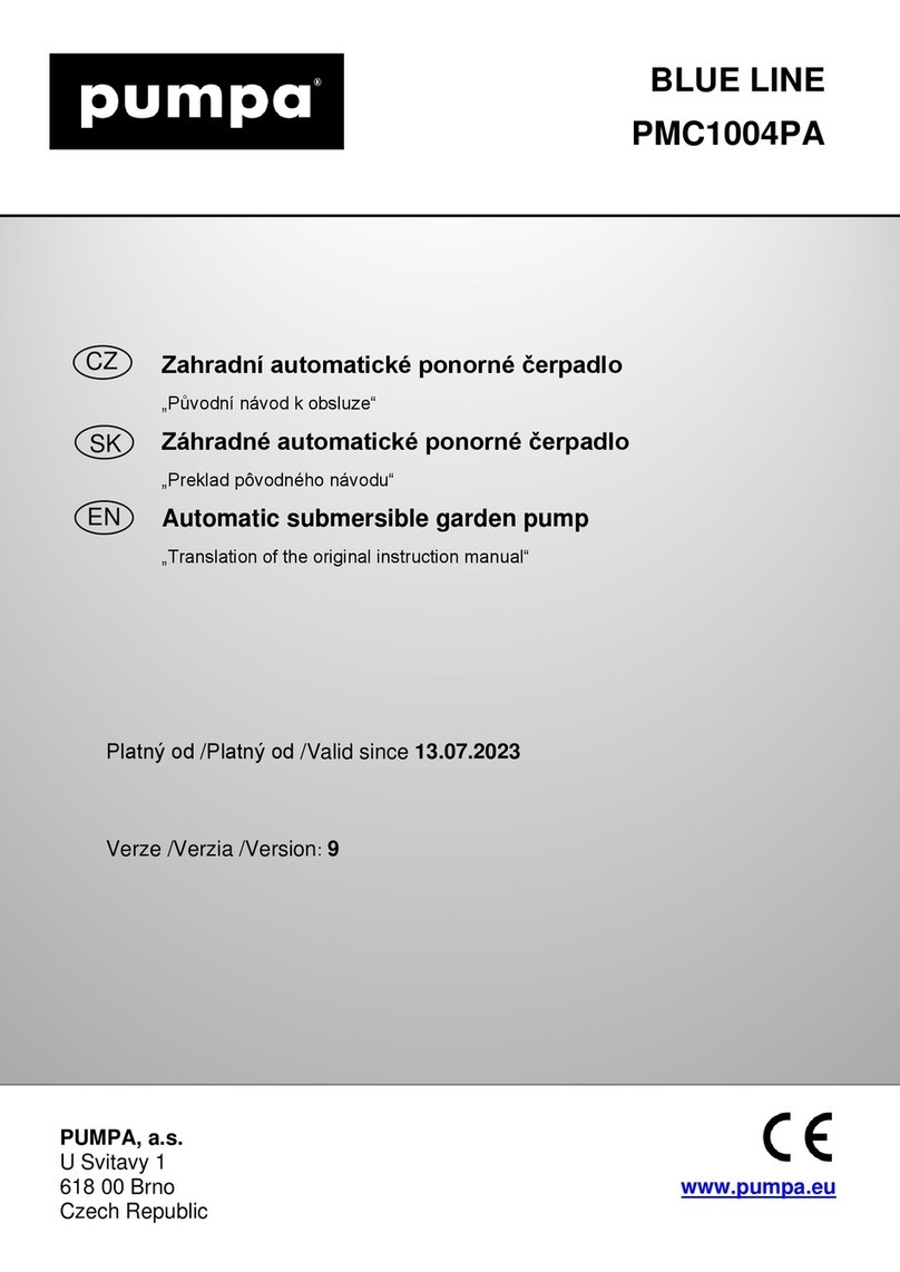 pumpa BLUE LINE PMC1004PA Original instruction manual pumpa BLUE LINE PMC1004PA Original instruction manual
