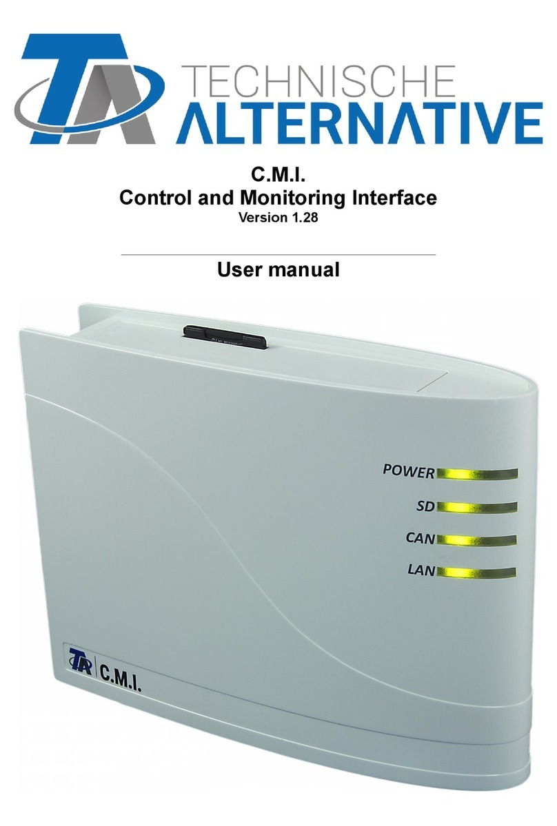 Technische Alternative C.M.I. user manual