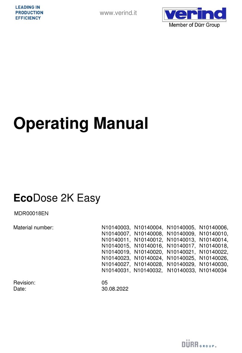 DÖRR verind EcoDose 2K Easy operating manual