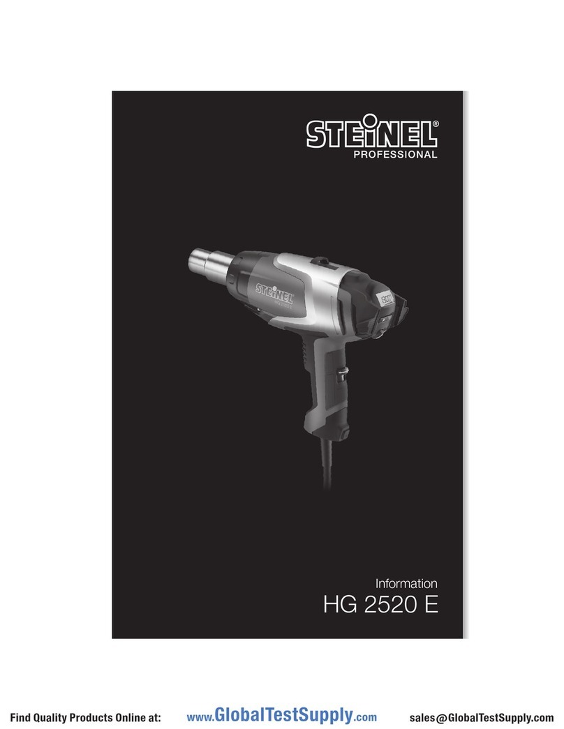 STEINEL PROFESSIONAL HG 2520 E Owner's manual