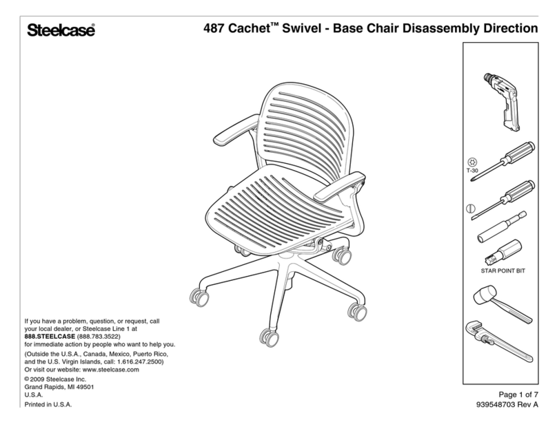 Steelcase Cachet 487 manual