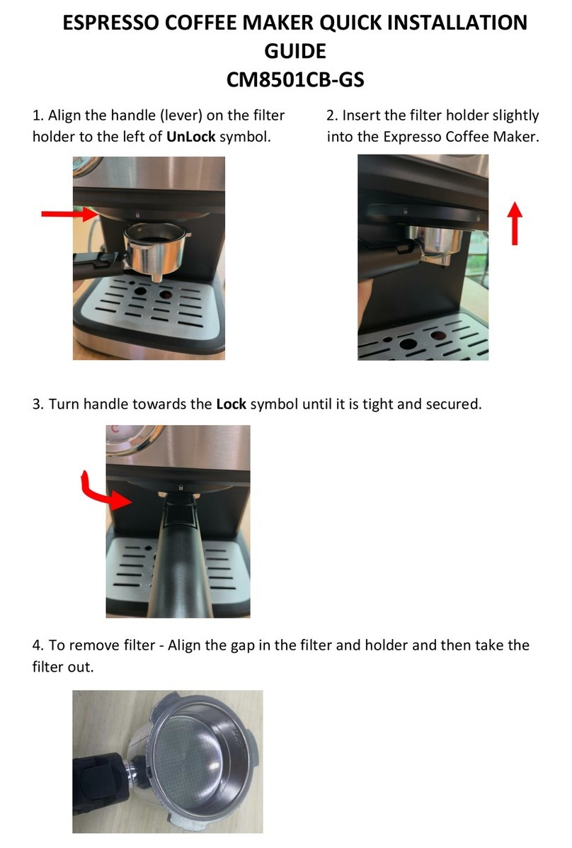 anko CM8501CB-GS User manual