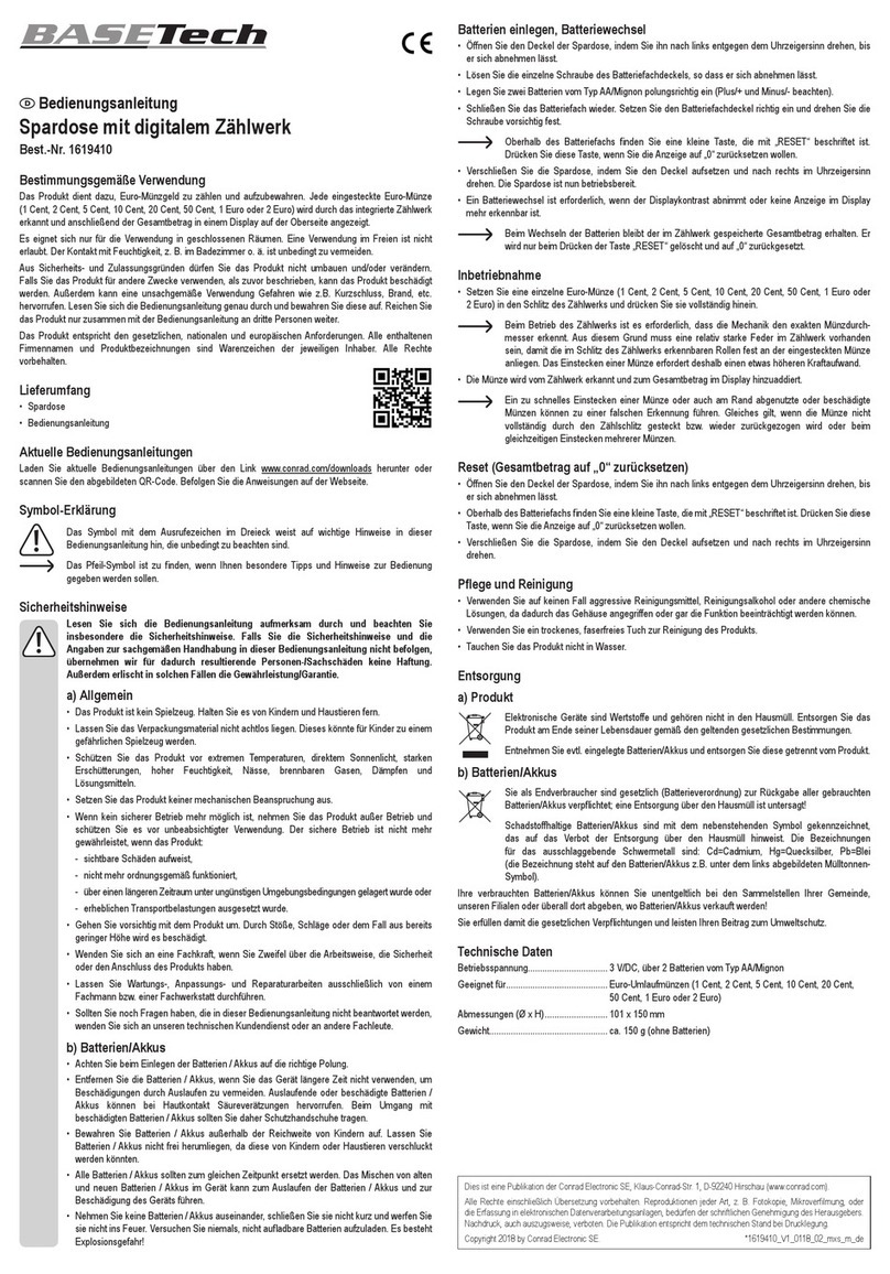 BASETech 1619410 operating instructions