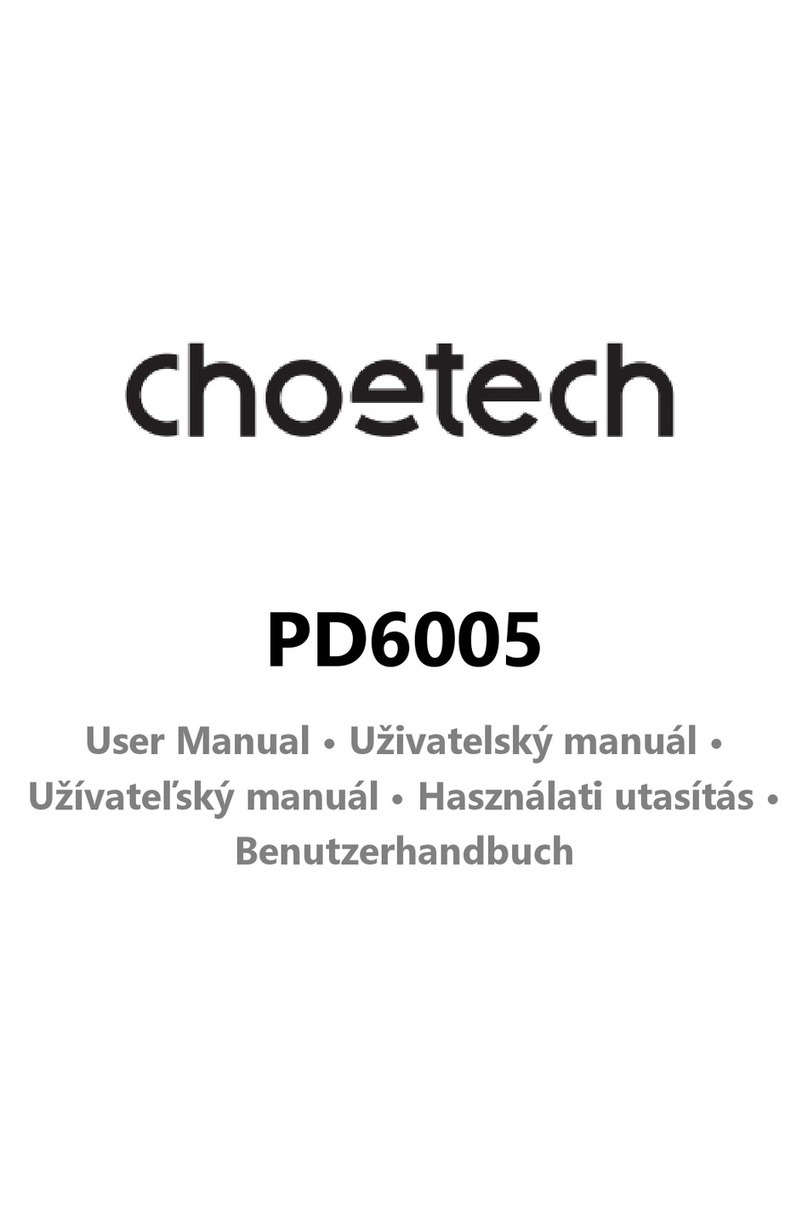 Choetech PD6005 User manual