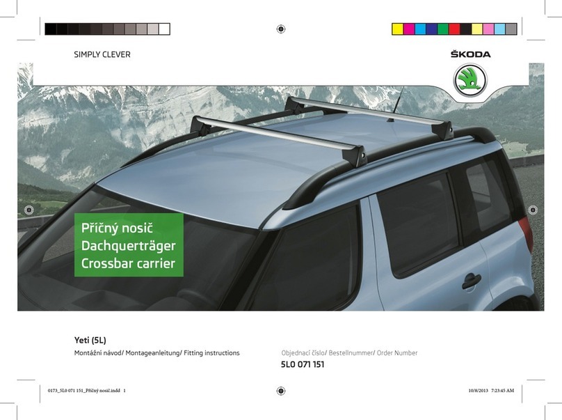 Skoda Yeti Fitting instructions
