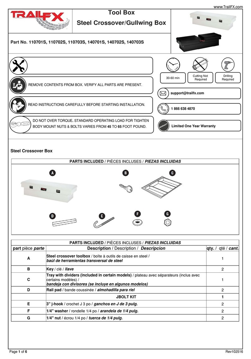 TrailFX 110701S User manual TrailFX 110701S User manual