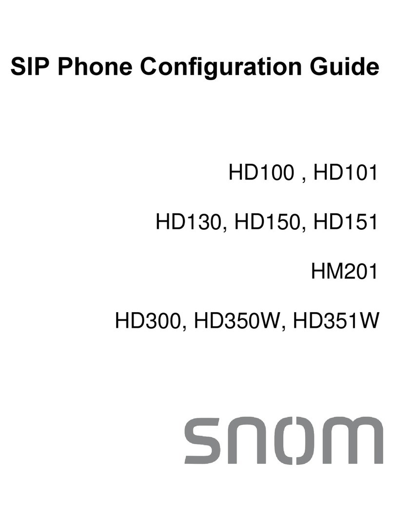 Snom HD100 Configuration guide