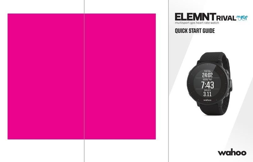 Wahoo ELEMNT Rival quick start guide