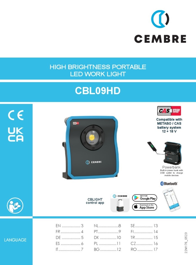Cembre CBL09HD manual
