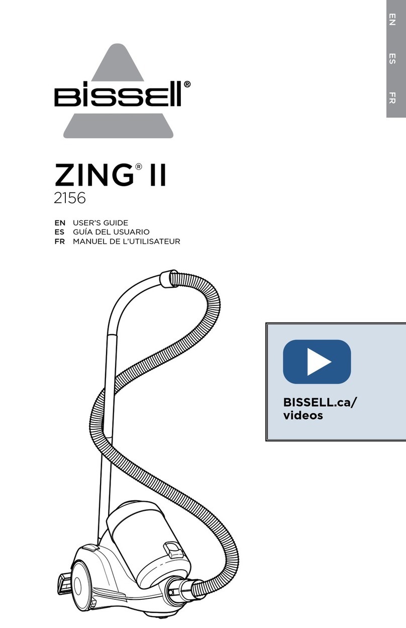 Bissell ZING II user guide