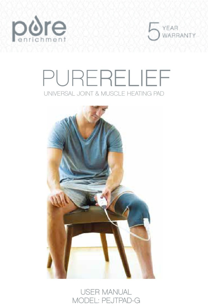 Pure Enrichment PURERELIEF PEJTPAD-G user manual