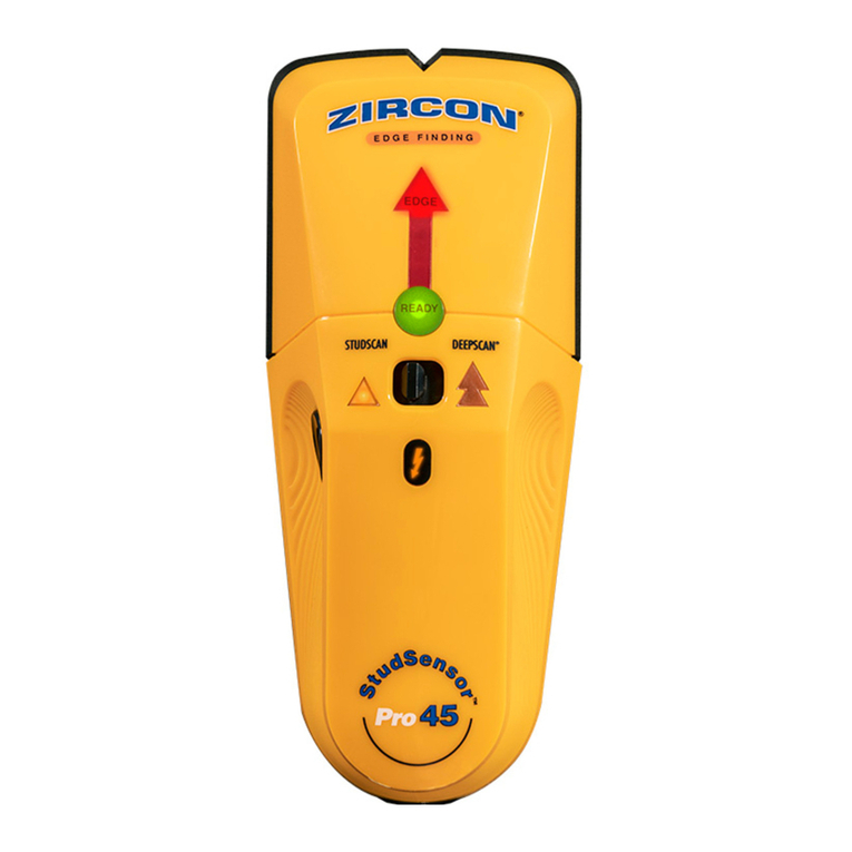 Zircon StudSensor Pro45 User manual