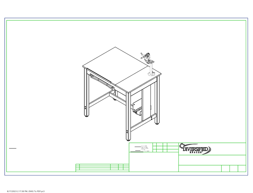 DIVERSIFIED SPACES DT-30A User manual