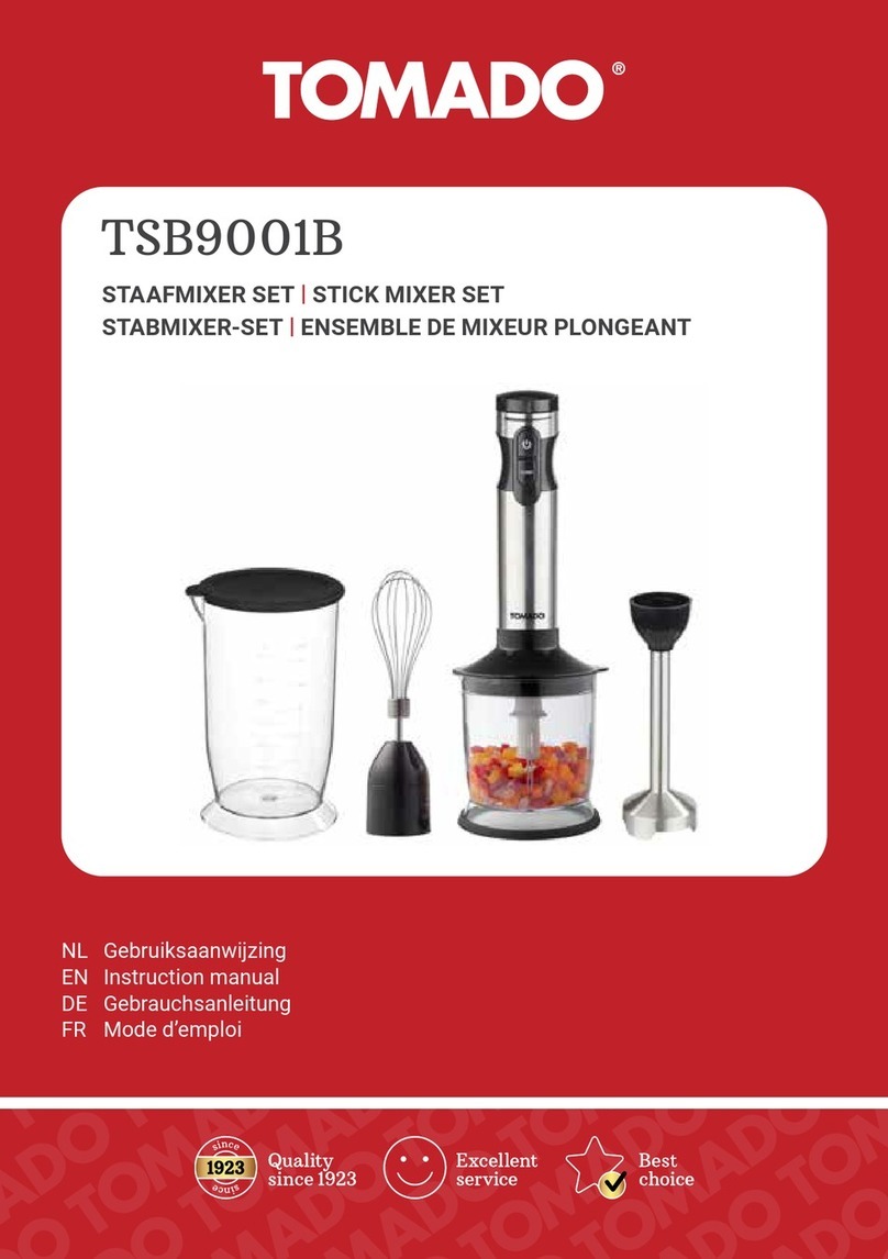 tomado TSB9001B instruction manual