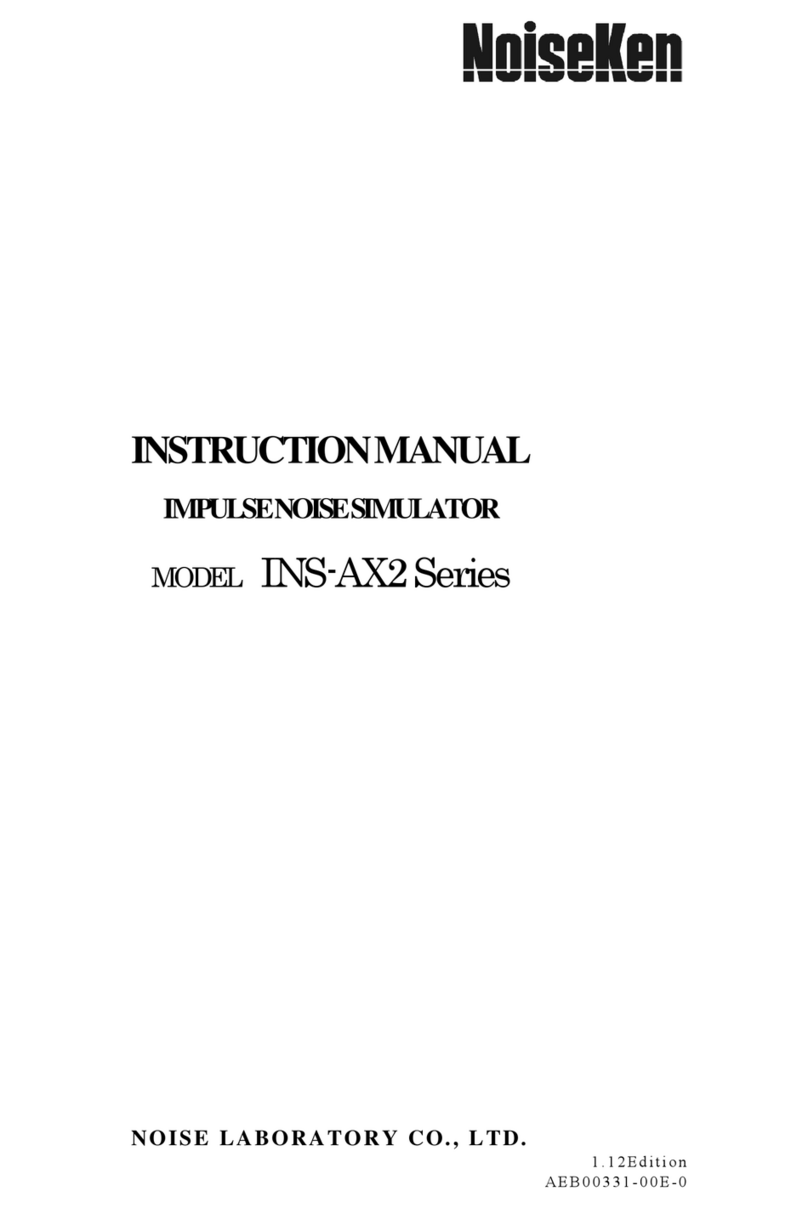NoiseKen INS-AX2 Series instruction manual NoiseKen INS-AX2 Series instruction manual